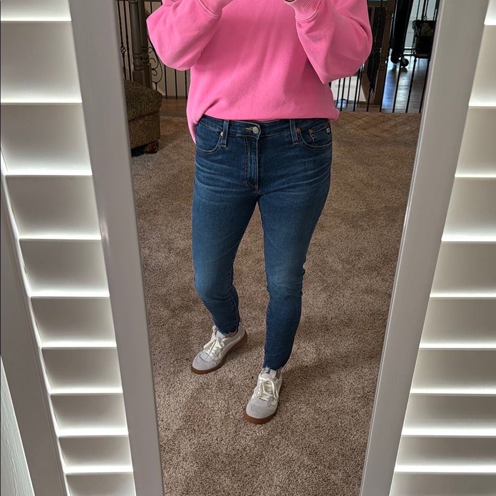 Ag Farrah Skinny Cropped Jeans
